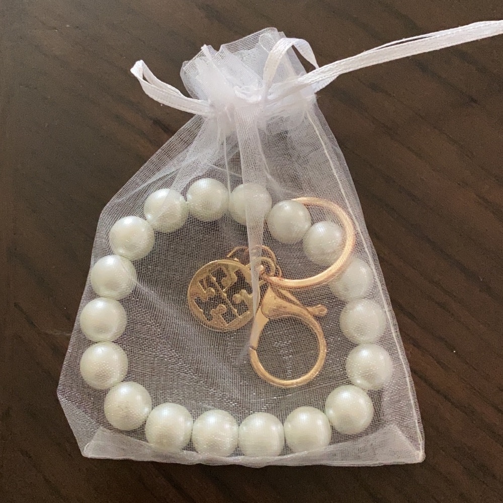 Tory Burch Pearl Keychain